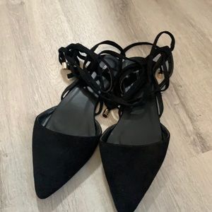 Sexy lace up flats